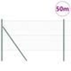 Clôture hexagonale vidaXL grise 1,2x50 m acier
