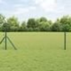 Clôture hexagonale vidaXL grise 0.4x100 m en acier