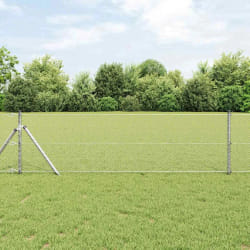 Clôture hexagonale vidaXL 0,6 x 10 m en acier galvanisé