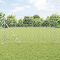 Clôture Hexagonale vidaXL 1x10 m en Acier Galvanisé