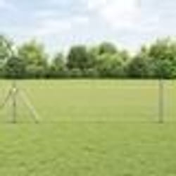 Clôture hexagonale vidaXL 0.6x25 m en acier galvanisé