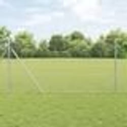 vidaXL Set de Clôture Set de 2 Acier Galvanisé 25 x 1 m Durable