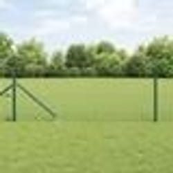 Clôture Hexagonale vidaXL Verte 0,6x25 m Acier