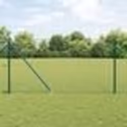Clôture Hexagonale vidaXL Verte 1x100 m Acier