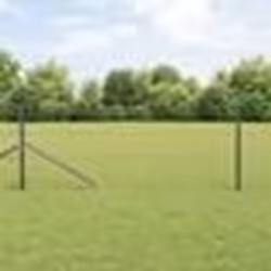 Clôture Hexagonale vidaXL Grise 0,4x10 m Acier