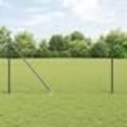 Clôture Hexagonale vidaXL Grise 1.2x10 m Acier