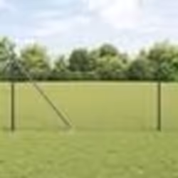 vidaXL Clôture hexagonale grise 1,4x10 m acier