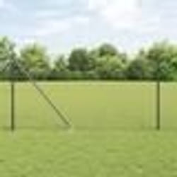 vidaXL Clôture hexagonale grise 1,4x10 m acier