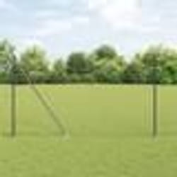 Clôture hexagonale vidaXL grise 1,6 x 10 m acier