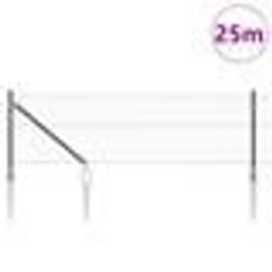 Clôture Hexagonale vidaXL Grise 0.6x25 m Acier