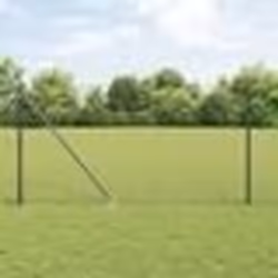 vidaXL Ensemble de Clôture 2 pièces Gris Métal 25 x 1 m Durable