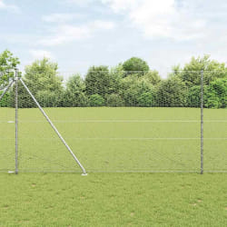 Clôture hexagonale vidaXL 1,5x10 m acier galvanisé
