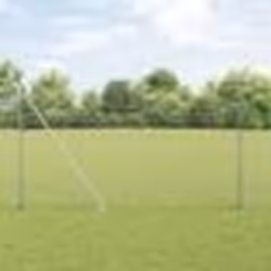 vidaXL Kit de Clôture Set de 2 Acier Galvanisé 25 x 1,5 m Durable