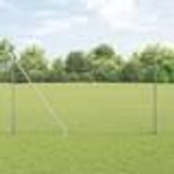 vidaXL Ensemble de clôture 2 pièces Acier galvanisé 25 x 1,5 m Durable