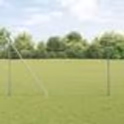 vidaXL Ensemble de clôture Set de 2 Acier galvanisé 25 x 1,5 m Durable