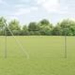 vidaXL Ensemble de clôture Set de 2 Acier galvanisé 25 x 1,5 m Durable