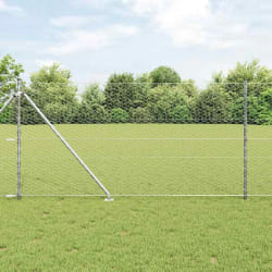 vidaXL Clôture Hexagonale 1x50 m Acier Galvanisé