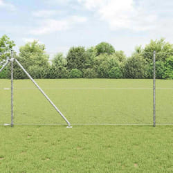 Clôture hexagonale vidaXL 1.2x100 m en acier galvanisé