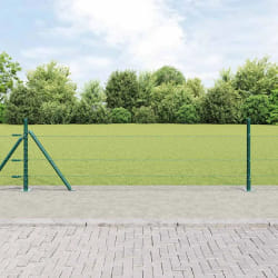 Clôture hexagonale vidaXL verte 0.5x10 m en acier