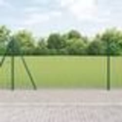 Clôture Hexagonale vidaXL Verte 1.2x10 m Acier