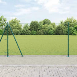 Clôture Hexagonale vidaXL Verte 1.2x10 m Acier