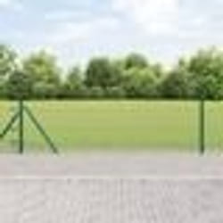 vidaXL Clôture Hexagonale Verte 0.4x25 m Acier