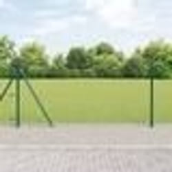 Clôture Hexagonale vidaXL Verte 0.8x25 m Acier