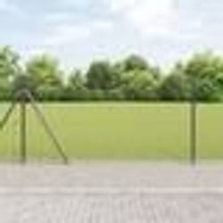 Clôture Hexagonale vidaXL Grise 0,8x10 m en Acier