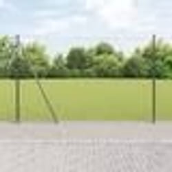 Clôture Hexagonale vidaXL Gris 1,4x10 m Acier