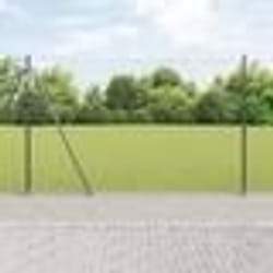Clôture hexagonale vidaXL Gris 1.5x10 m Acier