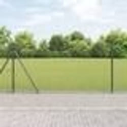 Clôture hexagonale vidaXL Grise 0,8x50 m Acier