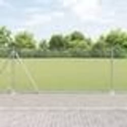 vidaXL Ensemble de Clôture Ensemble de 2 Acier galvanisé 25 x 1 m