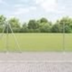 vidaXL Ensemble de Clôture Ensemble de 2 Acier galvanisé 25 x 1,2 m