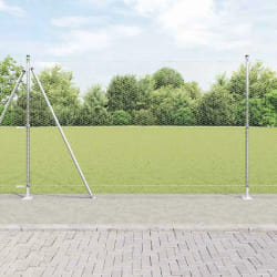 Clôture Hexagonale vidaXL 1.4x25 m Acier Galvanisé