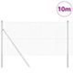 vidaXL Set de poteaux de clôture Set de 2 Acier galvanisé 10 x 1 m