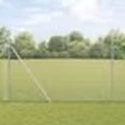vidaXL Clôture en fil soudé avec 7 poteaux 1,5x10 m en acier galvanisé