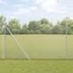 vidaXL Clôture en Fil Soudé avec 13 Poteaux 1,5x25 m Acier Galvanisé