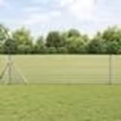 vidaXL Clôture en fil soudé avec 13 poteaux 0.5x50 m Acier galvanisé