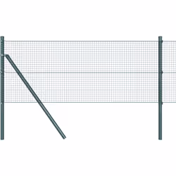 Cet ensemble de clôture en fil soudé vidaXL est trop bien pour ceux qui cherchent une solution fiable pour le fencing de jard ...