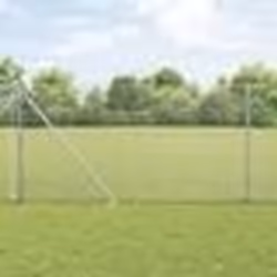 vidaXL Ensemble de Poteaux de Clôture 2 Poteaux Acier galvanisé 10 x 1 m