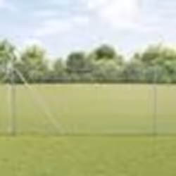 vidaXL Set de poteaux de clôture 2 pièces Acier galvanisé 10 x 1,5 m