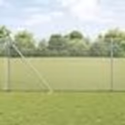 vidaXL Clôture en fil soudé avec 13 piquets d'ancrage 1,2x25 m Acier galvanisé