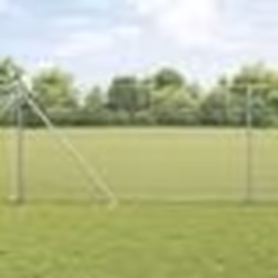 vidaXL Clôture en fil soudé avec 13 piquets de 1.2x25 m en acier galvanisé