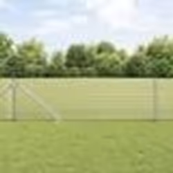 vidaXL Clôture en fil soudé avec 13 piquets en acier 0.6x50 m Acier galvanisé
