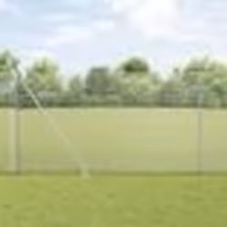 vidaXL Clôture en fil soudé avec 13 piquets à piquer 1,5x50 m en acier galvanisé