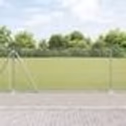 vidaXL Ensemble de poteaux de clôture 2 pièces Acier galvanisé 10 x 1 m