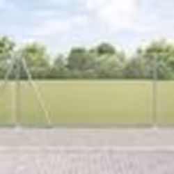 vidaXL Clôture en fil soudé avec 7 poteaux latéraux 1,2 x 10 m Acier galvanisé