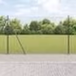 vidaXL Ensemble de Poteaux de Clôture 2 Poteaux Gris Métal 25 x 1,5 m