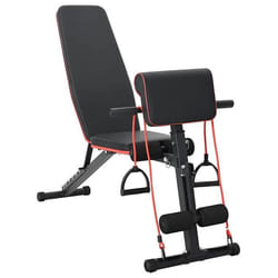 Banc de musculation réglable - vidaXL - Noir - Acier - 131x41x100 cm - Poids maximal 150 kg