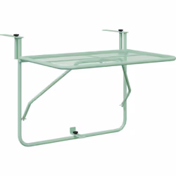 Cette table suspendue d'extérieur est un super ajout pour les balcons et patios, offrant un espace stylé pour manger et se dé ...